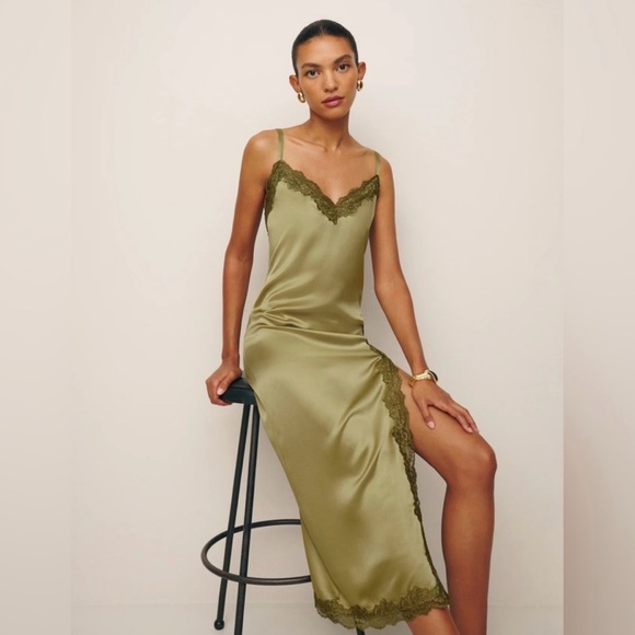 reformation karissa silk dress 100% Silk Karissa Dress
